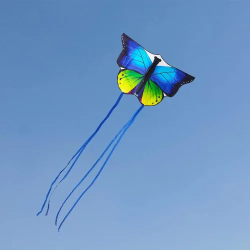 Miniatura 2 de Cometa de mariposa de 53 pulgadas con líneas voladoras fácil de volar para niños y adultos