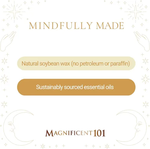 Miniatura 4 de MAGNIFICENT 101 Abundance Mindset - Juego de velas para manchas – 3.5 onzas cada uno (paquete de 3) – Abundance Unlimited Mindset – 42 horas