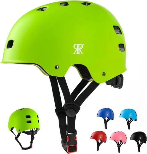 Miniatura 19 de Casco de bicicleta para jóvenes y niños, casco de bicicleta y patineta para edades 5-8-10-12-14 años niños y niñas adolescentes, ajustable y Azul