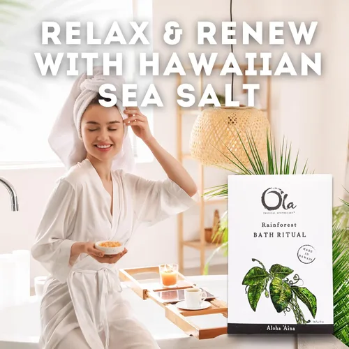 Miniatura 5 de Ola Tropical Apothecary Rainforest - Rituales de baño de sal marina hawaiana perfumada - 2 onzas