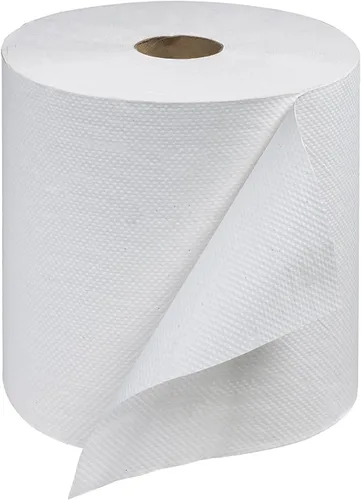 Miniatura 2 de Tork Rollo de toalla de mano universal blanco, compatible con dispensadores H21, 100% fibra reciclada, 6 rollos x 800 pies (RB8002)