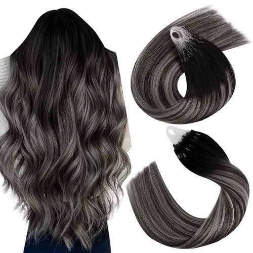 Miniatura 15 de Easyouth Extensión de cola de caballo de cabello humano marrón ombré, extensión de colas de caballo, extensiones de cola de caballo de color marrón