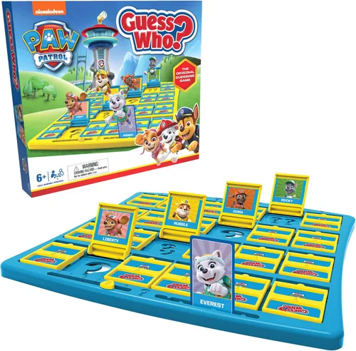 Miniatura 3 de ¿Adivina quién? Juego de mesa de Patrulla Canina, con Chase, Rocky, Skye y más, juego de deducción familiar con licencia oficial de Nickelodeon
