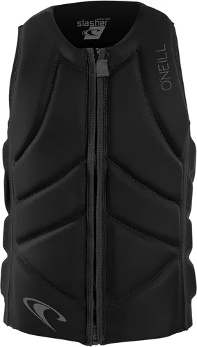 O’Neill Men’s Slasher Comp Neoprene Vest, Non-Coast Guard Approved, Light and Ergonomic Impact Protection for Watersports Negro/Negro