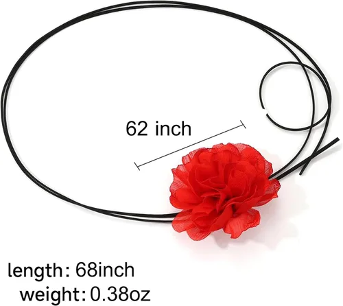 Miniatura 3 de Gargantilla de flores para mujer, novias, bodas, fiestas, collares de verano