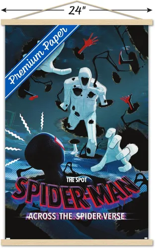 Miniatura 3 de Trends International Marvel Spider-Man: Across The Spider-Verse - The Spot - Póster de pared de una hoja, 22.37 x 34.00 pulgadas, paquete de Juego