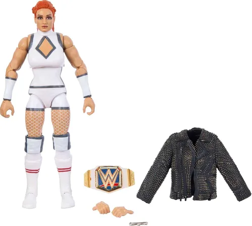Miniatura 9 de Mattel WWE "Stunning" Steve Austin Elite Collection Figura de acción con accesorios, articulación y detalles realistas, 6 pulgadas