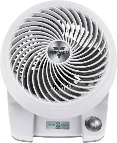 Miniatura 3 de Vornado 533DC Energy Smart - Ventilador de circulación de aire pequeño con control de velocidad variable, color blanco