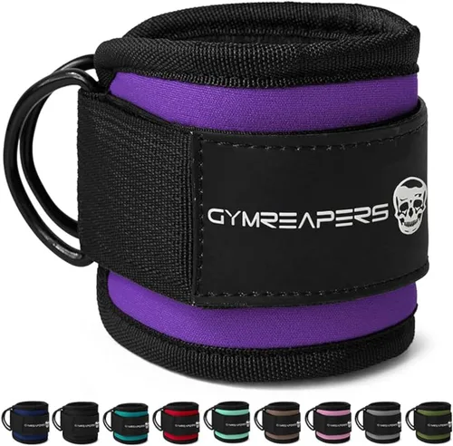 Miniatura 6 de Gymreapers - Correas de tobillo para Kickbacks en máquinas de cable, entrenamientos de glúteos, ejercicios de la parte inferior del cuerpo - Correas