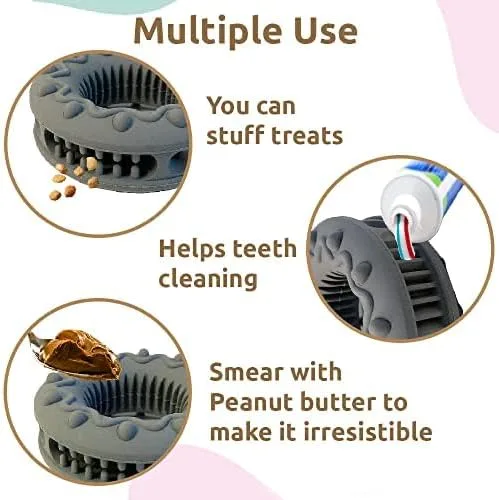 Miniatura 5 de SIMENA Juguete masticable resistente para perros masticadores agresivos, juguete natural para dentición para razas medianas, juguete masticable