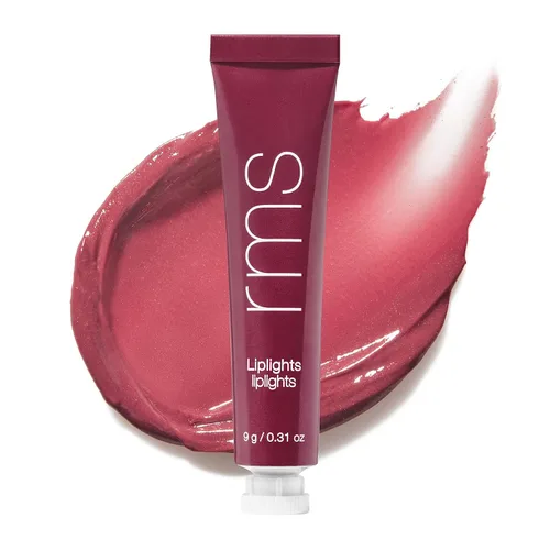 Miniatura 8 de RMS Beauty Liplights Cream Lip Gloss - Bálsamo labial voluminoso y tinte labial híbrido - Hidratante para labios con manteca de karité y aceite