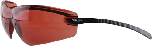 Miniatura 10 de TITUS Paquete combinado de orejeras y gafas de seguridad de línea delgada Marco negro G26/lente amarilla