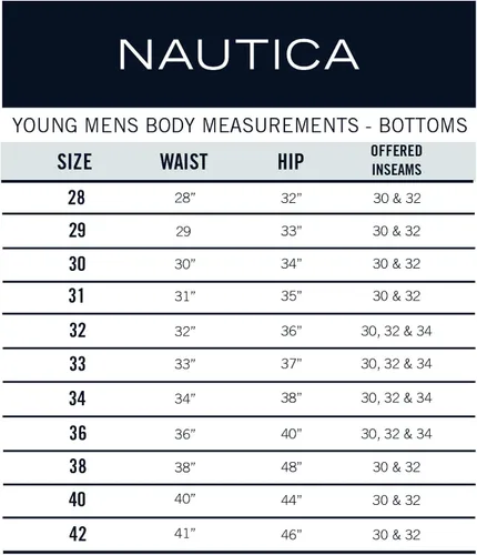 Miniatura 3 de Nautica Pantalón de sarga elástico para hombre joven