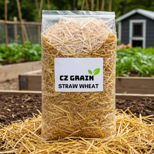 Miniatura 10 de Paja de trigo 100% natural para cama de animales, mantillo de jardín, compost y fertilizante, y cobertura de césped (2 libras)