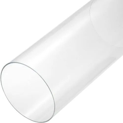 MECCANIXITY Tubo de Acrílico Transparente Rígido Redondo 145mm (5.7") ID 150mm (6") OD 14" para Lámparas y Linternas, Sistema de Enfriamiento de Agua