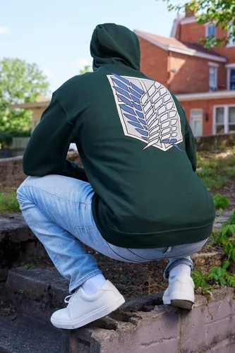 Miniatura 5 de Ripple Junction Attack on Titan Survey Corps Adult Unisex Zip Hoodie