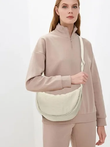 Miniatura 4 de Bolsos cruzados de nailon para mujer, bolsa pequeña de media luna, bolsa ligera para el pecho, riñonera con correa para el hombro para viajes diarios