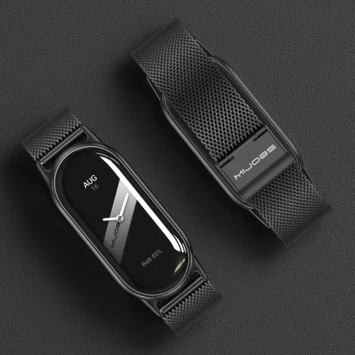 Miniatura 9 de Correa para Xiaomi Mi Band 10/9/8, Correa de Reemplazo Transpirable para Mi Fit Band 9, Correas de SmartWatch, Pulsera de Pulsera para Hombres