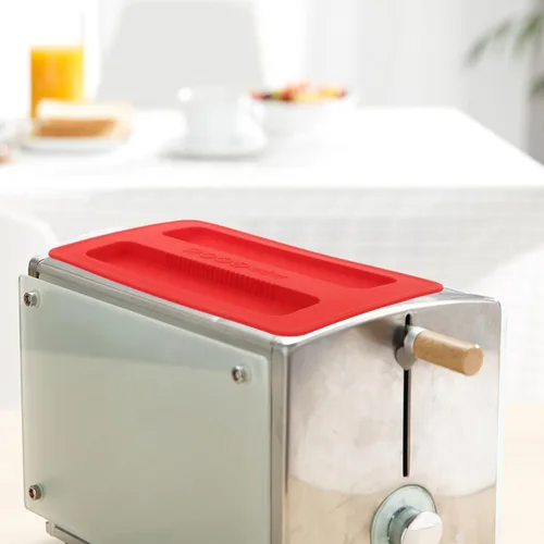 Miniatura 4 de UPKOCH Protector de tapa de tostadora de silicona para máquinas de pan, prevención de polvo y suciedad, accesorio de cocina práctico y resistente