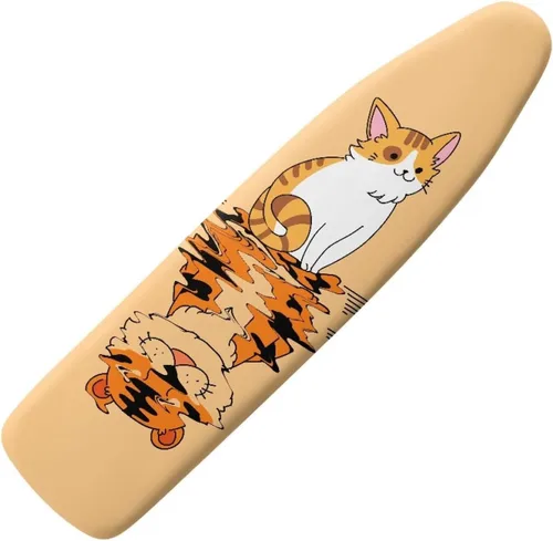 Miniatura 34 de Funda floral a prueba de arañazos para tablas de planchar de tamaño estándar, reflectante, con 3 ganchos y bucles para decoración de tablas de 15 x
