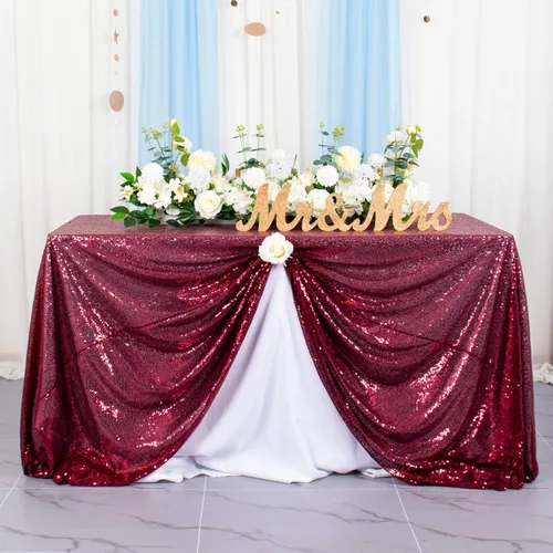 Miniatura 28 de AMZLOKAE Mantel de Lentejuelas Cuadrado 50x50 Azul Bebé Cubierta de Mesa con Purpurina Manteles para Fiestas Mantel Sin Costuras Azul Claro