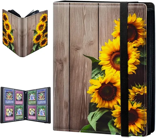 Miniatura 8 de Carpeta para tarjetas intercambiables, 4 bolsillos para tarjetas intercambiables, 160 bolsillos de doble cara, fundas para tarjetas