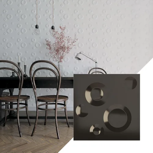 Miniatura 29 de Ekena Millwork WP12X12COWH Cole EnduraWall - Paneles decorativos de pared 3D de 11 7/8 pulgadas de ancho x 11 7/8 pulgadas de alto, color blanco