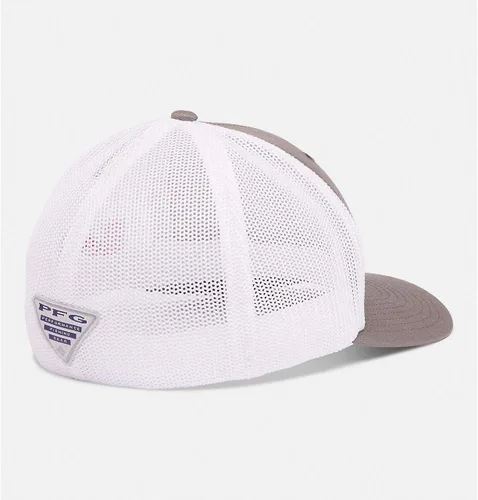 Miniatura 741 de Columbia - Gorra de malla con bandera con árboles unisex para adultos, corona alta