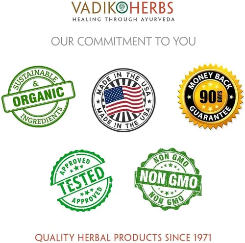Miniatura 4 de Vadik Herbs Certificado orgánico Bhumy Amalaki (Phyllanthus amarus) Polvo 100 Vegicaps