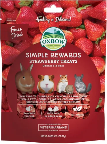 Miniatura 11 de Oxbow Animal Health Golosinas Vegetales Simples, Golosinas de Zanahorias y Pimiento para Conejos y Conejitos, Snack para Mascotas para Conejos