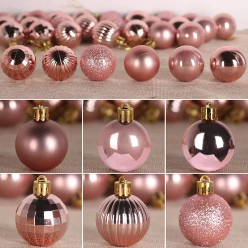 Miniatura 44 de Bolas de Navidad Grandes de 3.2" en Azul Bebé - Adornos para Árbol de Navidad, Bolas Colgantes Inastillables para Cumpleaños, Halloween, Boda