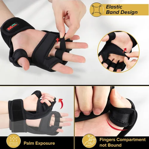 Miniatura 3 de Guantes de mano con peso de 5 libras (2.5 libras cada uno), guantes de fitness de hierro suave, lavables, para gimnasio, boxeo, natación