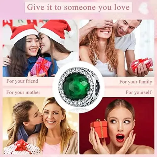 Miniatura 8 de LongLuck Dije de ojo de cristal para pulsera Pandora dije de plata de ley 925 con circonitas cúbicas para mujer Plata esterlina cristal