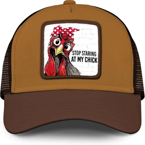 Miniatura 2 de Asvance Trucker Hat - Mesh Back Baseball Cap for Mens, Womens - Premium Farm Animals Embroidered Hats - Gift for Dad, Mom