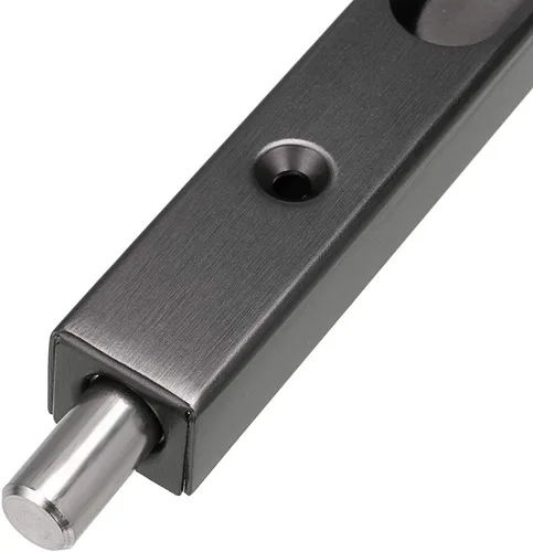 Miniatura 6 de Sumnacon 2 pernos de puerta de 8 pulgadas, cerraduras de puerta francesa de seguridad ocultas de acero inoxidable con herrajes, pernos de metal