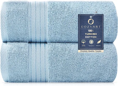 Miniatura 30 de COZYART - Juego de 3 toallas de baño de algodón, color naranja quemado, grandes y gruesas, 19.17 oz/yd², incluye 1 toalla de baño, 1 toalla de mano