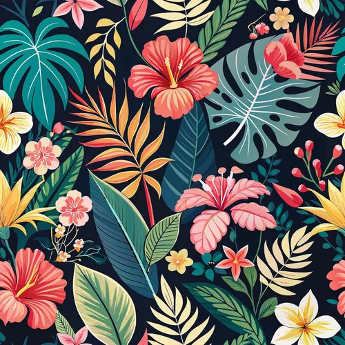 Amiya Papel tapiz tropical para despegar y pegar, hojas de palma florales, forro extraíble, papel de contacto, vinilo botánico oscuro, autoadhesivo