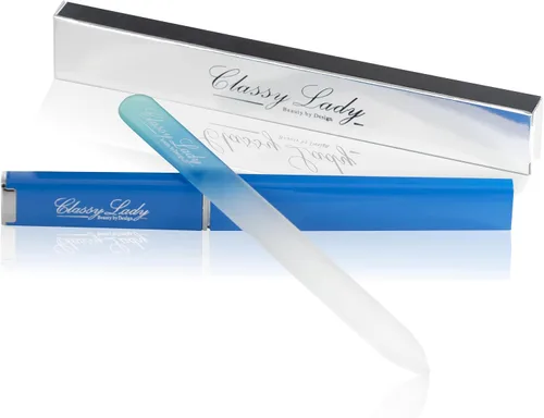 Miniatura 11 de ClassyLady - Lima de uñas de cristal, lima de uñas de vidrio con estuche para el cuidado profesional de las uñas con estuche