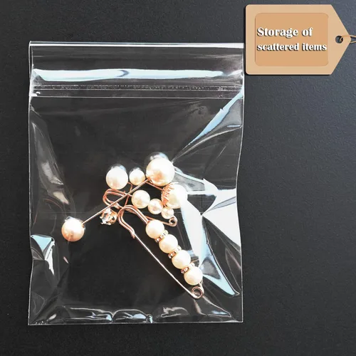 Miniatura 7 de Egofine Bolsas de celofán autosellables, 100 bolsas transparentes resellables para tapetes de fotos de 8.5 x 11 pulgadas