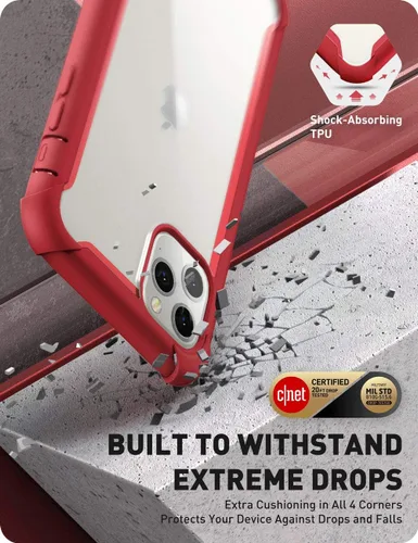 Miniatura 3 de i-Blason Ares - Funda para iPhone 11 Pro Max (2019), funda de doble capa resistente con parachoques transparente y protector de pantalla integrado