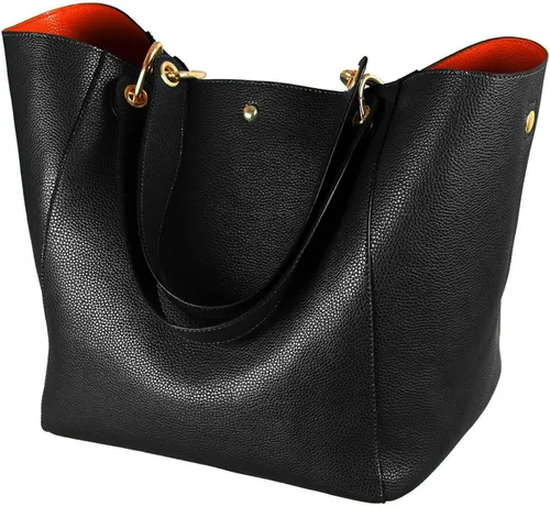 Bolsas de mano de gran capacidad para mujer ideal para trabajo, bolsos grandes y bolsas de cuero para mujer, bolsa de viaje de hombro grande e
