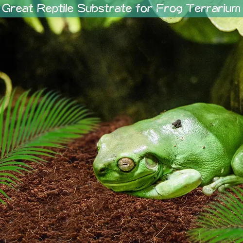 Miniatura 8 de Halatool Paquete de 4 sustratos de fibra de coco comprimidos para reptiles, 100% orgánico de alta calidad, sustrato de cáscara de coco de alta