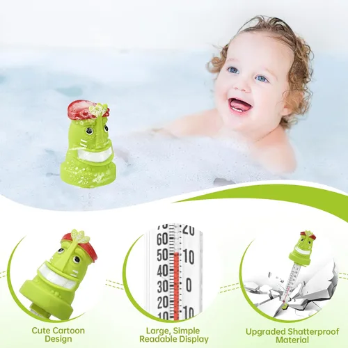 Miniatura 4 de Floating Pool Thermometer, Large Display with String Easy to Read, Shatter Resistant, Water Temperature Thermometer for Outdoor & Indoor Swimming
