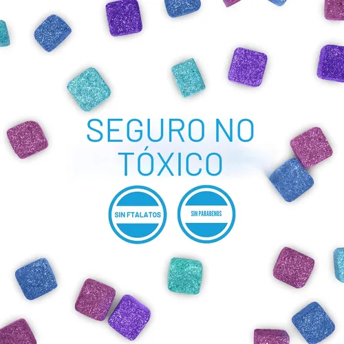 Miniatura 7 de Tub Works® Lil' Bursts™ Mini bombas de baño para niños, 90 unidades, cósmicas, no tóxicas, bombas de baño para niños pequeños con una ráfaga