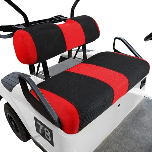 Miniatura 28 de Juego de fundas de asiento de carrito de golf, fundas para asientos delanteros de carrito de golf, ajuste para Club Car Precedent OEM, cojín de Azul