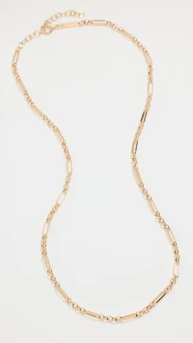 Miniatura 3 de Zoe Chicco Collar de cadena de metal pesado de 14 quilates para mujer, oro amarillo de 14 quilates, talla única