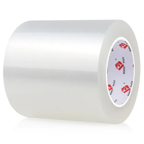Miniatura 11 de BOMEI PACK Cinta de embalaje transparente de 3 pulgadas de ancho, 3 pulgadas x 110 yardas (330 pies), repuesto de cinta de envío resistente de grado