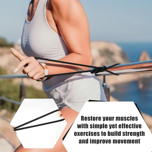 Miniatura 6 de 1 Rollo Tubos de Resistencia Tubo Elástico de Látex 50ft Bandas de Ejercicio Tubo de Ejercicio para Terapia Física, Pilates de Tren Inferior