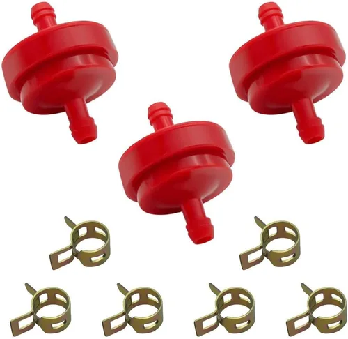 Strongthium Filtro de combustible en línea de 1/4 pulgada ID para cortacésped, reemplazo para Briggs Stratton 298090 394358 1501729MA 4105 7024751YP