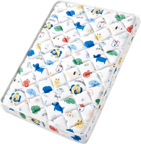 Colchón Pack and Play, 38 x 26 pulgadas, colchón reforzado de tela de algodón de alta calidad para patio de juegos, se adapta a Graco & Baby Trend y
